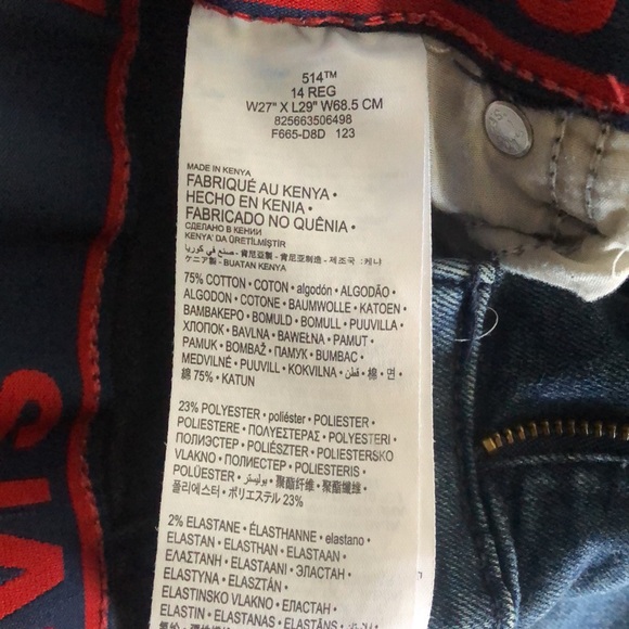 Boys Levi’s 514 size 14 reg - Picture 4 of 4